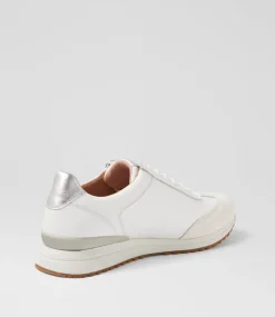 Women DIANA FERRARI Sneakers-Ingryd White Leather Sneakers