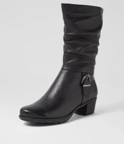 Women SUPERSOFT Boots|Comfort-INIS SU BLACK LEATHER