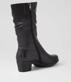 Women SUPERSOFT Boots|Comfort-INIS SU BLACK LEATHER