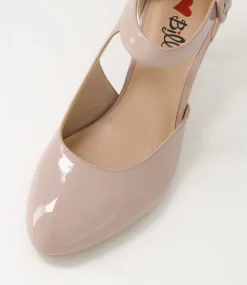 Women I LOVE BILLY Heels-Inori W Taupe Patent Pu Heels