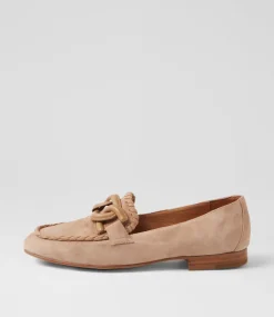 Women DIANA FERRARI Loafers|Flats-Ipitomy Mushroom Suede Loafers