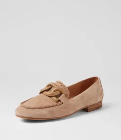 Women DIANA FERRARI Loafers|Flats-Ipitomy Mushroom Suede Loafers