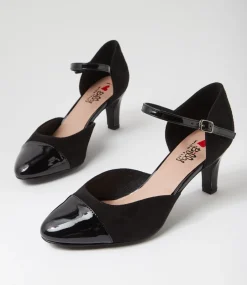 Women I LOVE BILLY Heels-Irella W Black Multi Heels