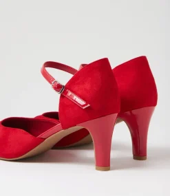 Women I LOVE BILLY Heels-Irella W Dark Red Multi Heels
