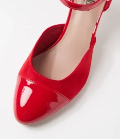 Women I LOVE BILLY Heels-Irella W Dark Red Multi Heels