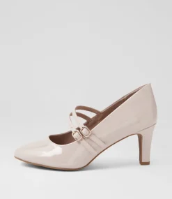 Women I LOVE BILLY Heels-Isola W Nude Patent Pu Heels