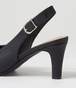 Women I LOVE BILLY Heels-Itsumi W Il Black Lizard Heels