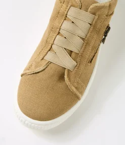 Women I LOVE BILLY Sneakers-Ivanna Sand Recycled Canvas Sneakers