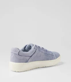 Women I LOVE BILLY Sneakers-Ivanna Sky Blue Recycled Canvas Sneakers