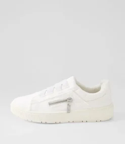 Women I LOVE BILLY Sneakers-Ivanna White Recycled Canvas Sneakers