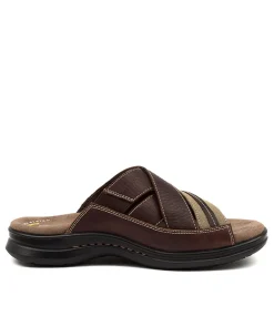 COLORADO Casuals|Sandals-IVORY CHOC TUMBLE LEATHER