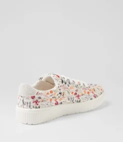 Women I LOVE BILLY Sneakers-Izzar Delicate Vines Recycled Canvas Sneakers