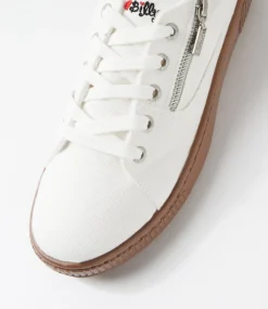 Women I LOVE BILLY Sneakers-Izzar White Gum Canvas Sneakers