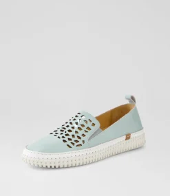 Women DIANA FERRARI Sneakers-Jafferson Pale Blue Patent Leather Sneakers