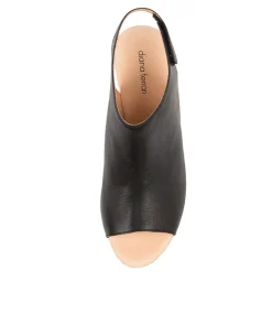 Women DIANA FERRARI Espadrilles|Wedges-JAMCIE BLACK LEATHER