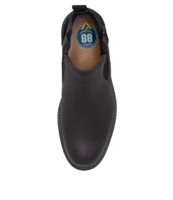 C88 by COLORADO Boots|Casuals-James Black Ankle Boots