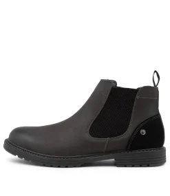 C88 by COLORADO Boots|Casuals-James Black Ankle Boots