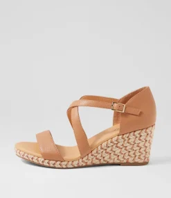 Women DIANA FERRARI Heels|Sandals-Jareem Light Tan Multi Rope Leather Sandals