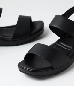Women I LOVE BILLY Flats|Sandals-Jazzine Black Sandals