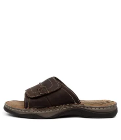 COLORADO Casuals|Sandals-Jeep Brown Crazyhorse Leather Sandals