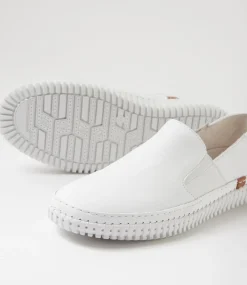 Women DIANA FERRARI Sneakers-Jemax White Leather Sneakers