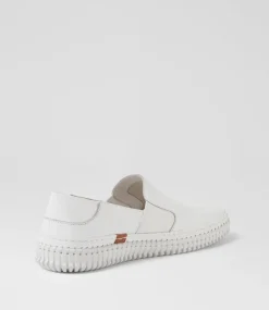 Women DIANA FERRARI Sneakers-Jemax White Leather Sneakers