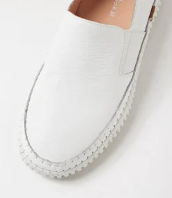 Women DIANA FERRARI Sneakers-Jemax White Silver Leather Sneakers