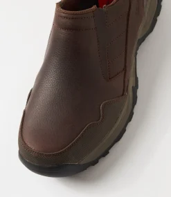 COLORADO Casuals-Joao Brown Tumble Leather Flat Shoes