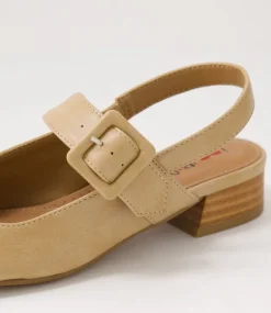 Women I LOVE BILLY Flats-Jolamber Latte Heels