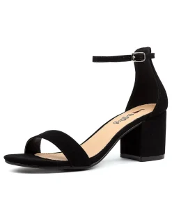 Women I LOVE BILLY Heels|Sandals-JORDI BLACK NUBUCK PU
