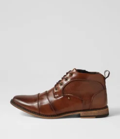 C88 by COLORADO Boots|Casuals-Jordi Tan Lace Up Boots
