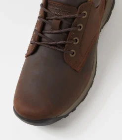COLORADO Casuals-Josh Aztec Crazyhorse Leather Lace Up Shoes