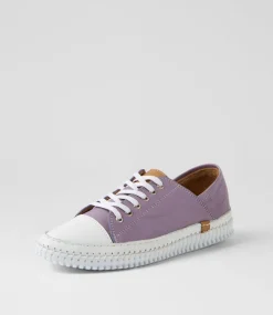 Women DIANA FERRARI Sneakers-Jossey Lavender Leather Sneakers
