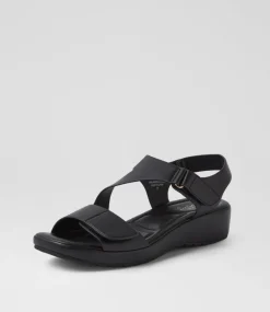 Women I LOVE BILLY Flats|Sandals-Josson Black Sandals