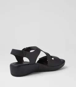 Women I LOVE BILLY Flats|Sandals-Josson Black Sandals