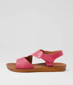 Women I LOVE BILLY Flats|Sandals-Kandall Fuchsia Sandals