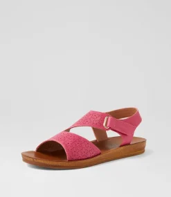 Women I LOVE BILLY Flats|Sandals-Kandall Fuchsia Sandals