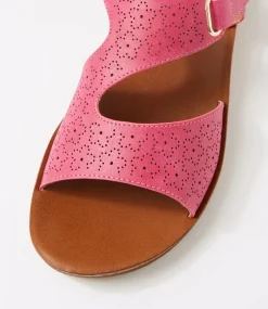 Women I LOVE BILLY Flats|Sandals-Kandall Fuchsia Sandals
