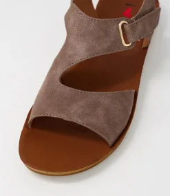 Women I LOVE BILLY Flats|Sandals-Kandre Taupe Dust Sandals