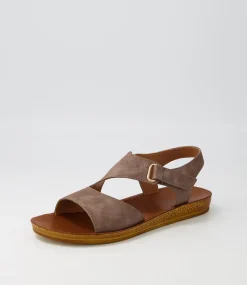 Women I LOVE BILLY Flats|Sandals-Kandre Taupe Dust Sandals