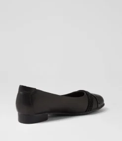 Women SUPERSOFT Comfort|Flats-Katte Black Mix Ballet Flats