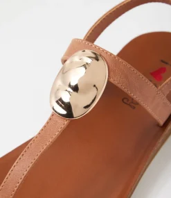 Women I LOVE BILLY Flats|Sandals-Kattiko Tan Sandals