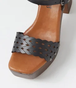 Women I LOVE BILLY Heels|Sandals-Kelton Black Sandals