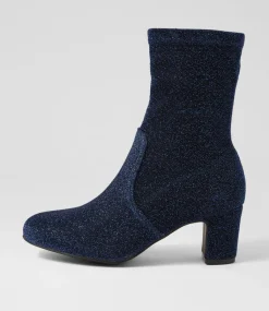 Women I LOVE BILLY Boots-KERWYN IL MIDNIGHT LUREX