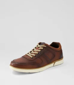 COLORADO Sneakers|Casuals-Kews Chestnut Tumble Leather Sneakers