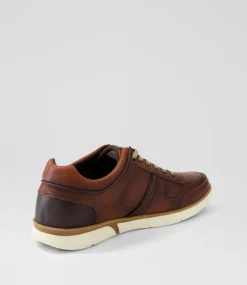 COLORADO Sneakers|Casuals-Kews Chestnut Tumble Leather Sneakers