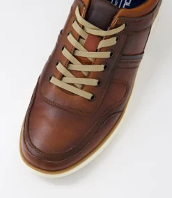 COLORADO Sneakers|Casuals-Kews Chestnut Tumble Leather Sneakers