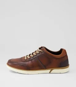 COLORADO Sneakers|Casuals-Kews Chestnut Tumble Leather Sneakers