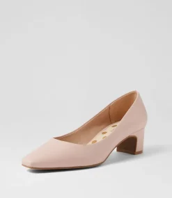 Women SUPERSOFT Dress|Comfort-Khloes Blush Leather Heels