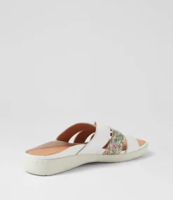 Women SUPERSOFT Comfort|Flats-Kimmies White House Garden Leather Sandals